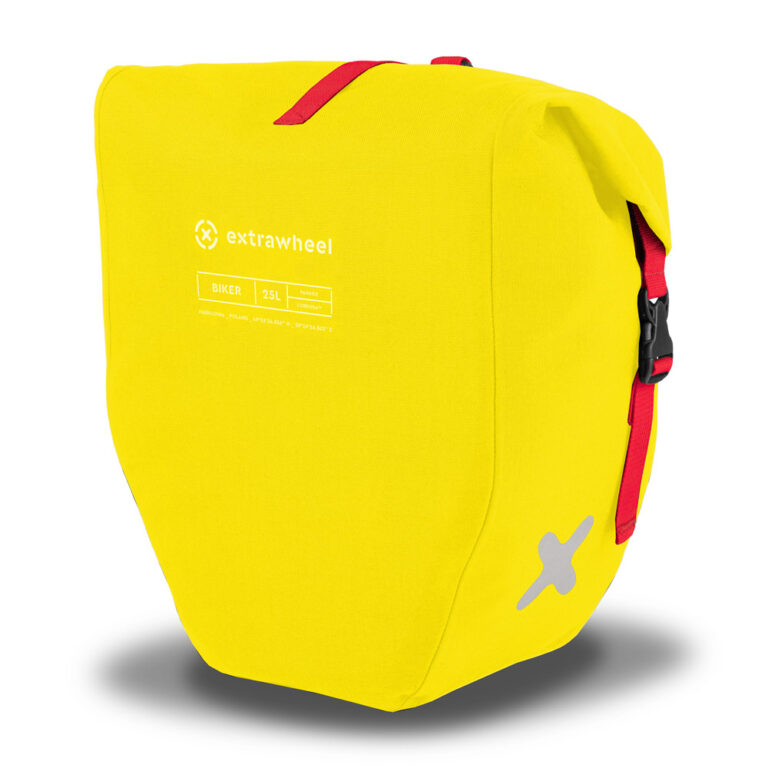 Professional Rear Bicycle Panniers Extrawheel Biker Yellow Premium L