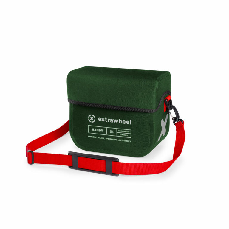 Extrawheel Handlebar bag Handy Premium Green 5L Cordura