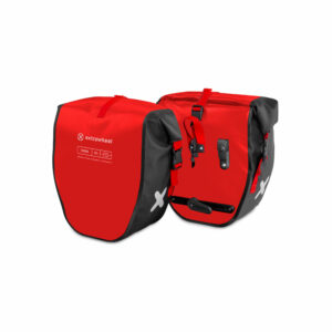 Extrawheel bicycle panniers RIDER Red-Black 30L