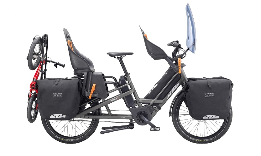 KTM Bike MACINA MULTI CX x spezielle Extrawheel-Fahrradtaschen 2