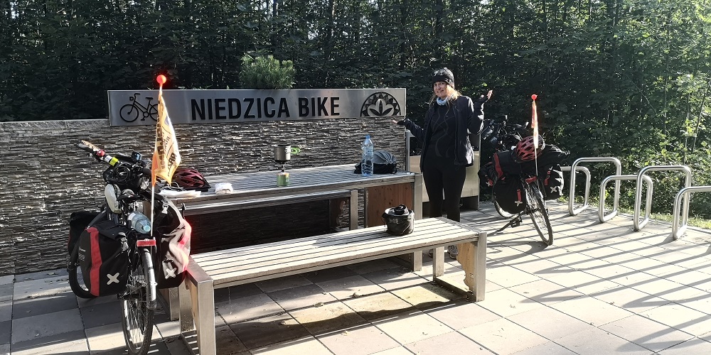 Velo Dunajec: Fahrradservicestation - Niedzica